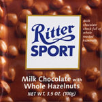 Trader Joe's Ritter Sport Milk Chocolate with Hazelnut