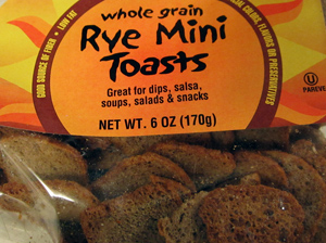 Trader Joe's Rye Mini Toasts