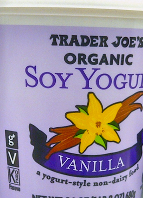 Trader Joe's Vanilla Soy Yogurt