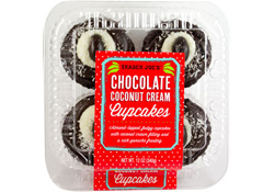 Trader Joe's Chocolate Coconut Cream Cupcakes