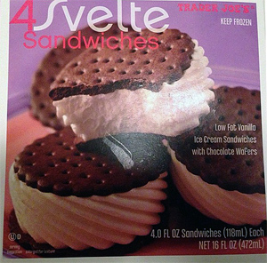 Trader Joe’s Low Fat Ice Cream Sandwiches Reviews