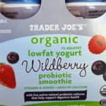 Trader Joe's Organic Lowfat Yogurt Wildberry Probiotic Smoothie