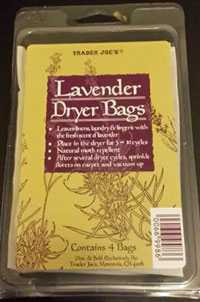 Trader Joe's Lavender Dryer Bags
