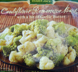 Trader Joe's Cauliflower Romanesco Basilic