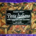 Trader Joe's Pasta Italiano with Eggplant & Zucchini