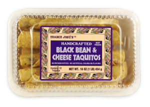 Trader Joe's Black Bean & Cheese Taquitos