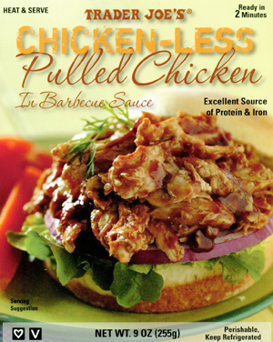Trader Joe's Chicken-Less Pulled Chicken in Barbecue Sauce
