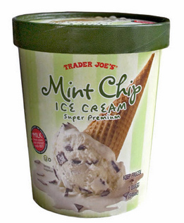 Trader Joe's Mint Chip Ice Cream