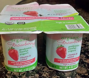 Trader Joe's Organic Strawberry Yogurt