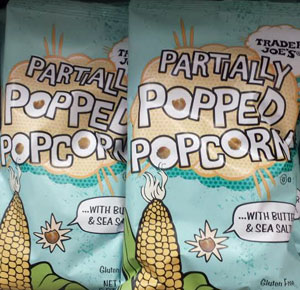 Trader Joe's Partially Popped Popcorn