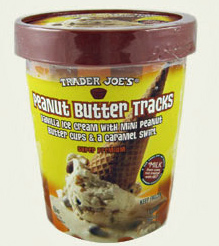 Trader Joe’s Peanut Butter Tracks Ice Cream Reviews