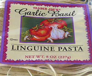 Trader Joe's Garlic Basil Linguine Pasta