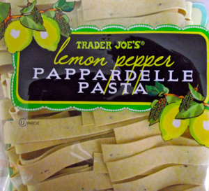 Trader Joe's Lemon Pepper Pappardelle Pasta