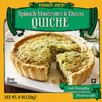 Trader Joe's Spinach Mushroom & Cheese Quiche