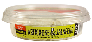 Trader Joe's Chunky Artichoke & Jalapeño Dip