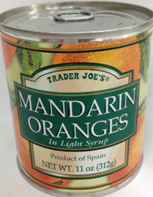 Trader Joe's Canned Mandarin Oranges