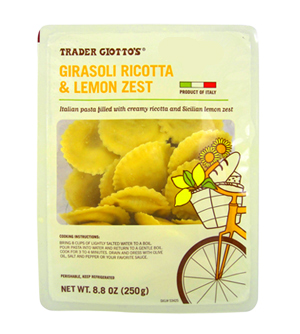 Trader Joe's Girasoli Ricotta & Lemon Zest Pasta