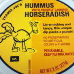 Trader Joe's Hummus with Freshly Ground Horseradish