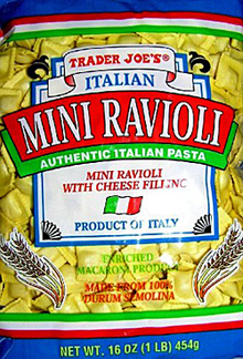 Trader Joe's Italian Mini Ravioli