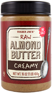 Trader Joe's Creamy Raw Almond Butter