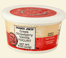 Trader Joe's Greek Strawberry Vanilla Yogurt