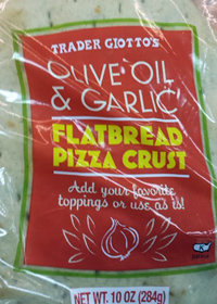 Trader Joe’s Olive Oil & Garlic Flatbread Pizza Crust Reviews