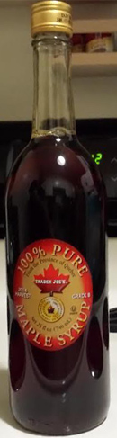 Trader Joe's 100% Pure Maple Syrup Grade B Bottle