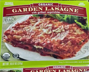 Trader Joe's Organic Garden Lasagne