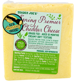 Trader Joe's Spring Premier Cheddar Cheese