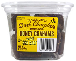 Trader Joe’s Dark Chocolate Covered Honey Grahams with Sea Salt Reviews