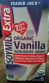 Trader Joe's Organic Vanilla Soy Milk Extra