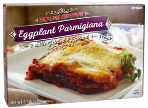 Trader Joe's Eggplant Parmigiana with Grilled Eggplant