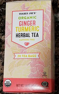 Trader Joe's Organic Ginger Turmeric Herbal Tea