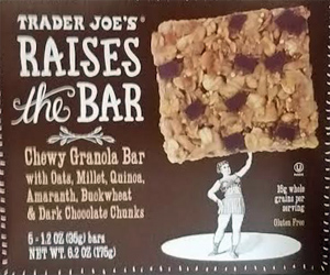 Trader Joe's Raises the Bar Dark Chocolate Granola Bar