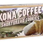 Trader Joe's Kona Coffee Half-Dipped Shortbread Cookies