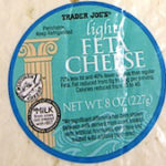 Trader Joe's Light Feta Cheese