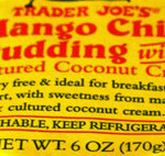 Trader Joe's Mango Chia Pudding with Cultured Coconut Cream
