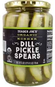 Trader Joe's Organic Dill Pickle Spears