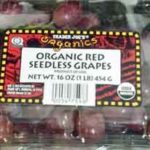 Trader Joe's Organic Red Seedless Grapes