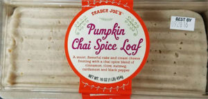 Trader Joe's Pumpkin Chai Spice Loaf