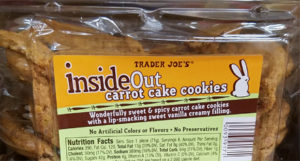 Trader Joe's Inside Out Carrot Cake Cookies