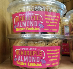 Trader Joe's Quadruple Almond Butter Cookies