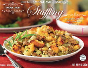 Trader Joe's Chicken Sausage Cornbread Stuffing