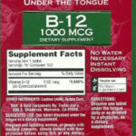 Trader Joe's Under The Tongue B-12 1000 MCG Supplement
