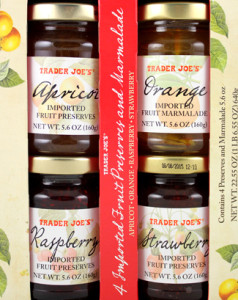 Trader Joe's 4 Imported Fruit Preserves and Marmalade