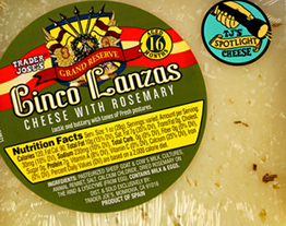 Trader Joe’s Cinco Lanzas Cheese with Rosemary Reviews