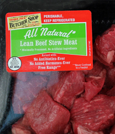 Trader Joe's All Natural Lean Beef Stew Meat