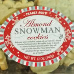 Trader Joe's Almond Snowman Cookies