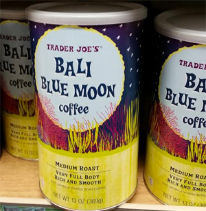 Trader Joe's Bali Blue Moon Coffee Reviews - Trader Joe's Reviews Blog