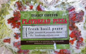 Trader Joe's Basil Pesto Flatbread Pizza